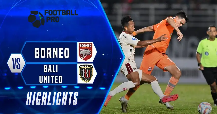 Hasil Borneo FC vs Bali United: Pesut Etam Menang 3-1