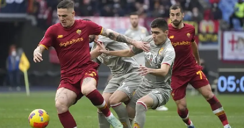 Jalannya Pertandingan Genoa vs AS Roma