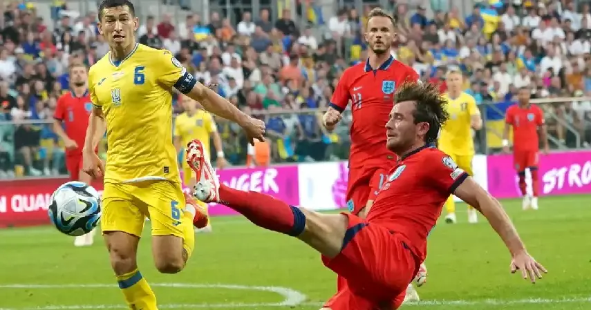 Jalannya Pertandingan Ukraina vs Inggris