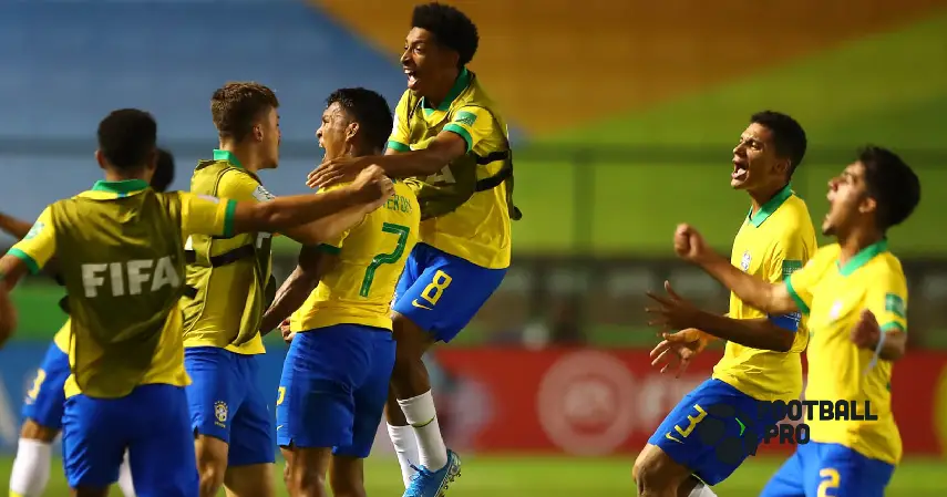 Jalannya Pertandingan Brasil U17 vs Kaledonia Baru U17