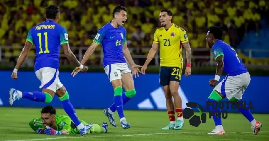 Jalannya Pertandingan Kolombia vs Brasil