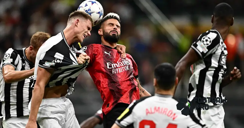 Hasil Newcastle vs AC Milan: Come Back! Rossoneri Menang 1-2